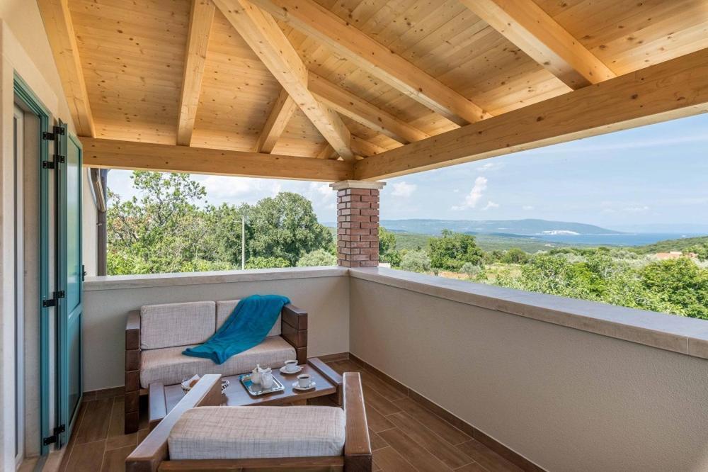 Moderne Istrische Steinvilla - 4 Sterne Mit Privatem, Beheizbaren Pool & Meerblick Kavran Eksteriør billede